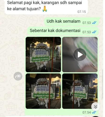 Pengiriman Papan Bunga Selamat Roa Malaka