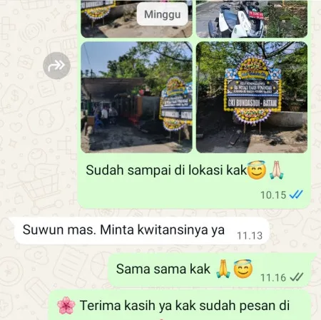 Pengiriman Papan Bunga Duka Roa Malaka