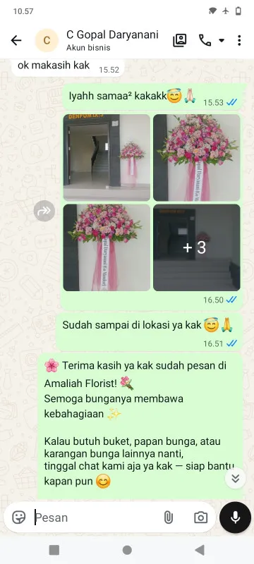 Pengiriman Karangan Bunga Roa Malaka