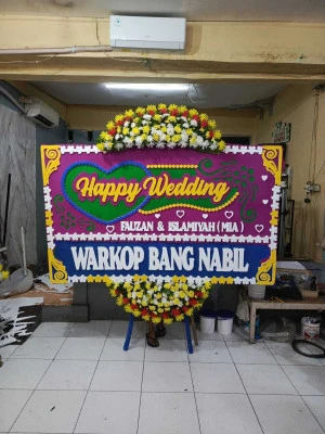 Papan Bunga di Roa Malaka