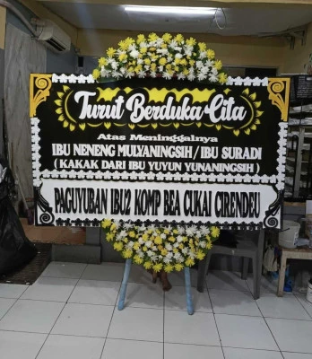 Papan Bunga di Roa Malaka