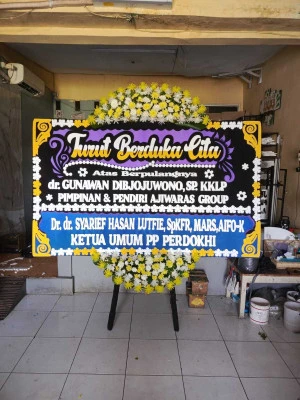 Papan Bunga di Roa Malaka